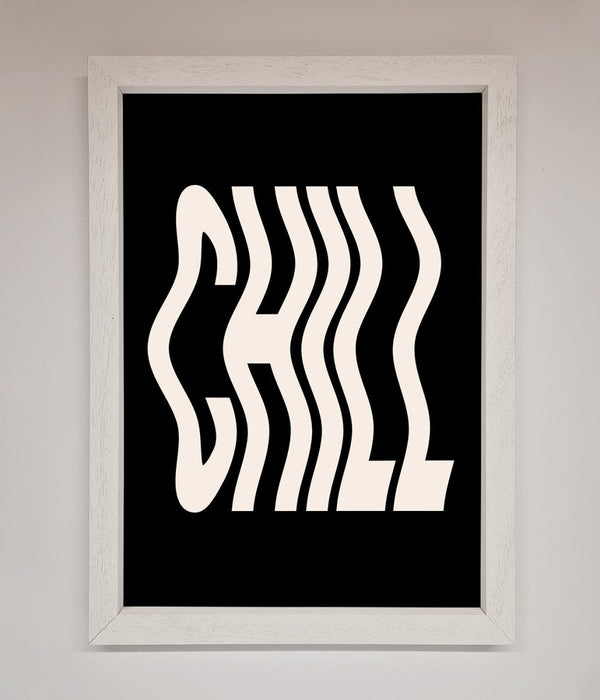 Chill Black Framed Wall Art - Hi Society