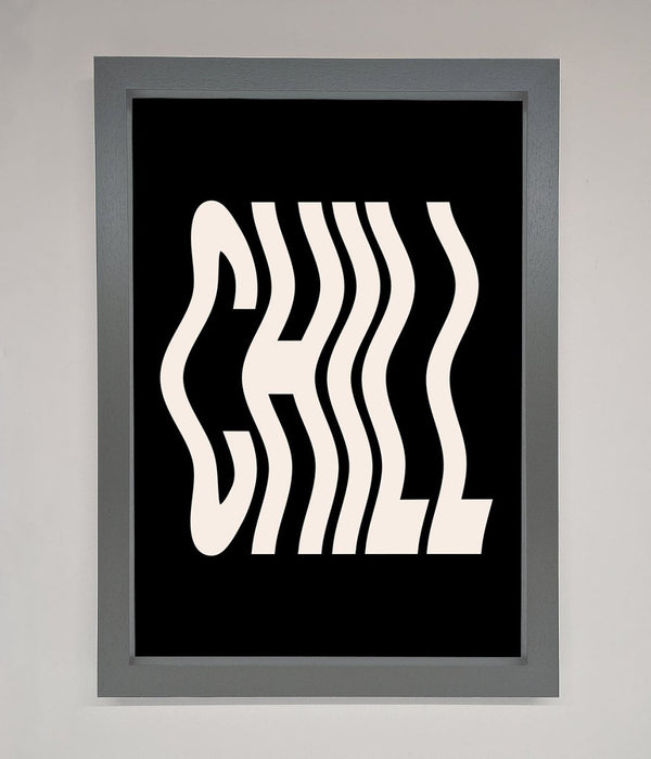 Chill Black Framed Wall Art - Hi Society