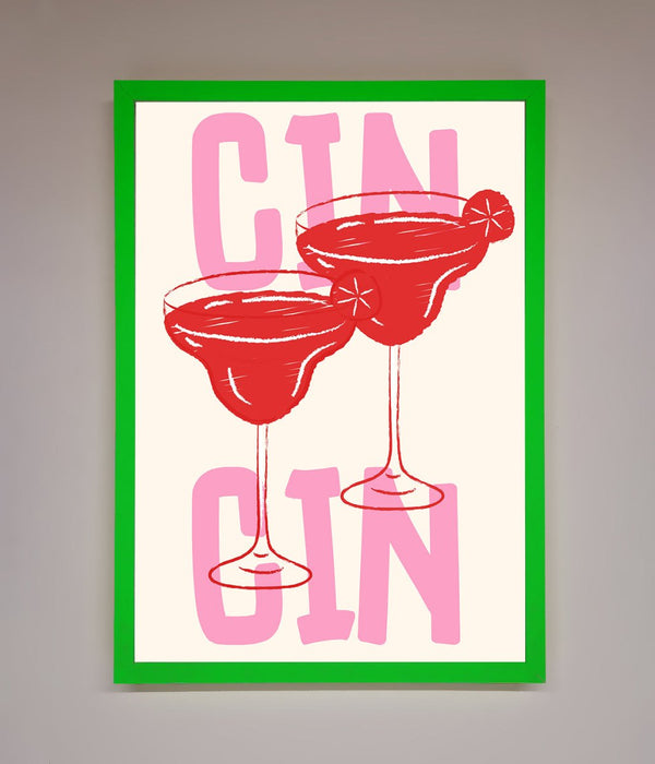 Cin Cin Framed Print - Hi Society