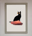Cloud Cat Framed Poster - Hi Society