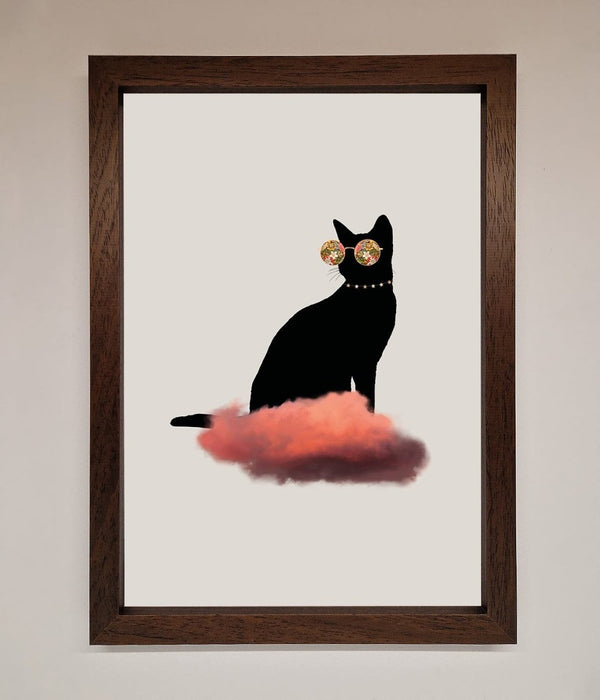 Cloud Cat Framed Poster - Hi Society