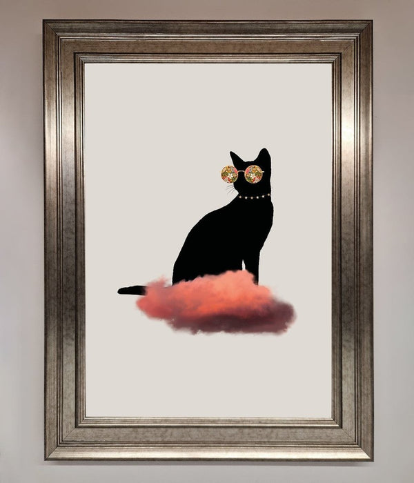 Cloud Cat Framed Poster - Hi Society