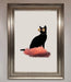 Cloud Cat Framed Poster - Hi Society