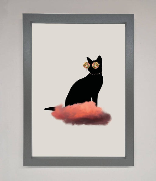 Cloud Cat Framed Poster - Hi Society