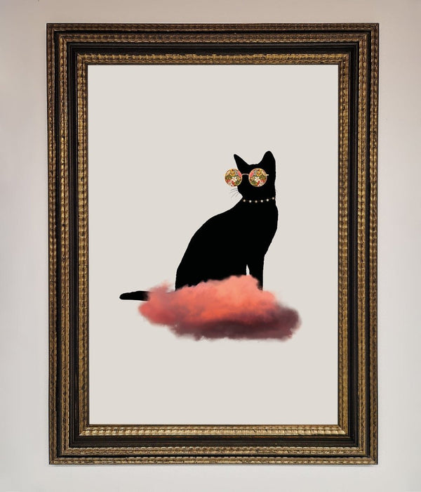 Cloud Cat Framed Poster - Hi Society