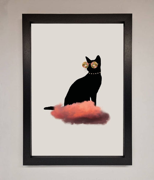 Cloud Cat Framed Poster - Hi Society