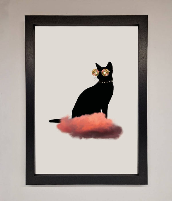 Cloud Cat Framed Poster - Hi Society