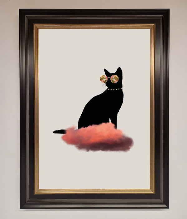 Cloud Cat Framed Poster - Hi Society