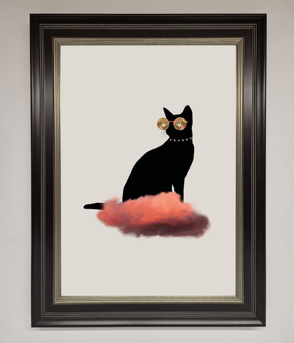 Cloud Cat Framed Poster - Hi Society