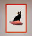 Cloud Cat Framed Poster - Hi Society