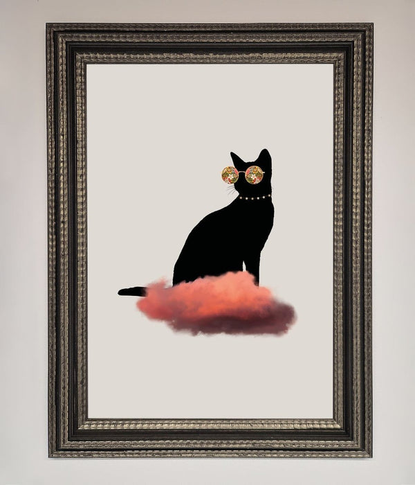 Cloud Cat Framed Poster - Hi Society