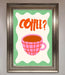 Coffee Pink Mug Framed Wall Art - Hi Society
