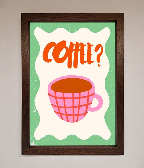 Coffee Pink Mug Framed Wall Art - Hi Society