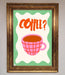 Coffee Pink Mug Framed Wall Art - Hi Society
