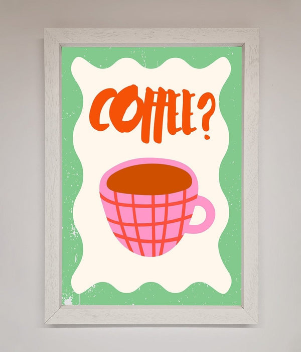 Coffee Pink Mug Framed Wall Art - Hi Society