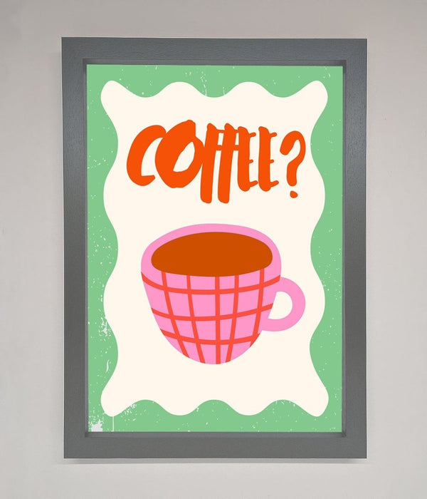 Coffee Pink Mug Framed Wall Art - Hi Society