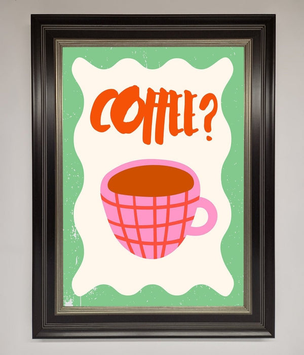 Coffee Pink Mug Framed Wall Art - Hi Society