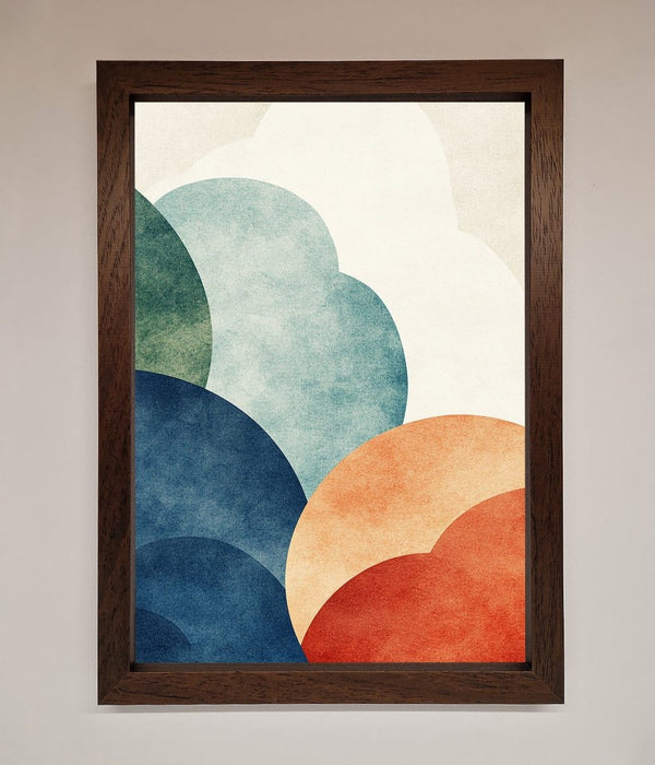 Colour Clouds Framed Wall Art - Hi Society