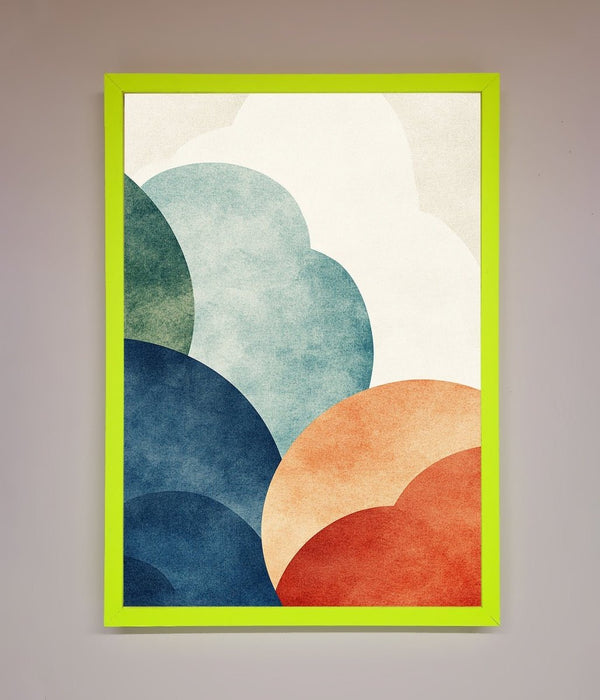 Colour Clouds Framed Wall Art - Hi Society