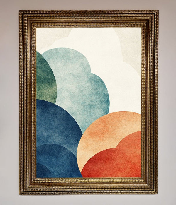Colour Clouds Framed Wall Art - Hi Society
