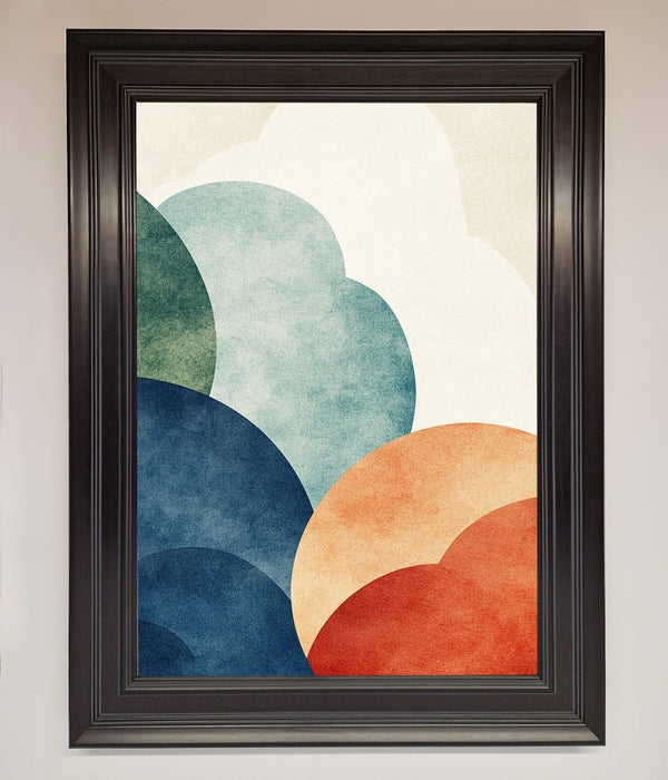Colour Clouds Framed Wall Art - Hi Society