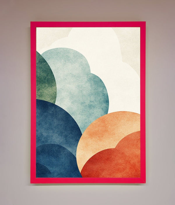 Colour Clouds Framed Wall Art - Hi Society