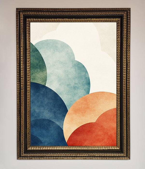 Colour Clouds Framed Wall Art - Hi Society