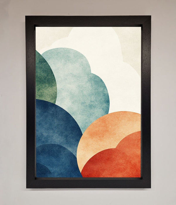 Colour Clouds Framed Wall Art - Hi Society