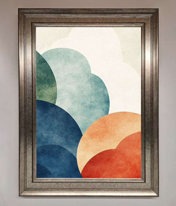 Colour Clouds Framed Wall Art - Hi Society