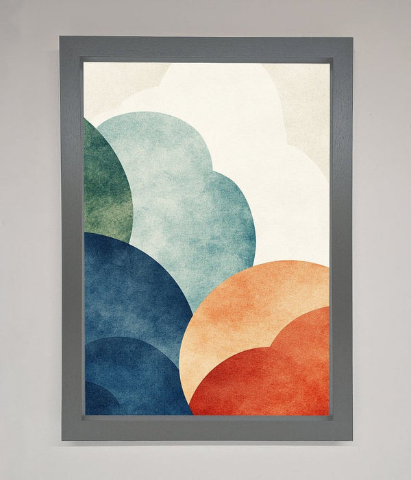 Colour Clouds Framed Wall Art - Hi Society