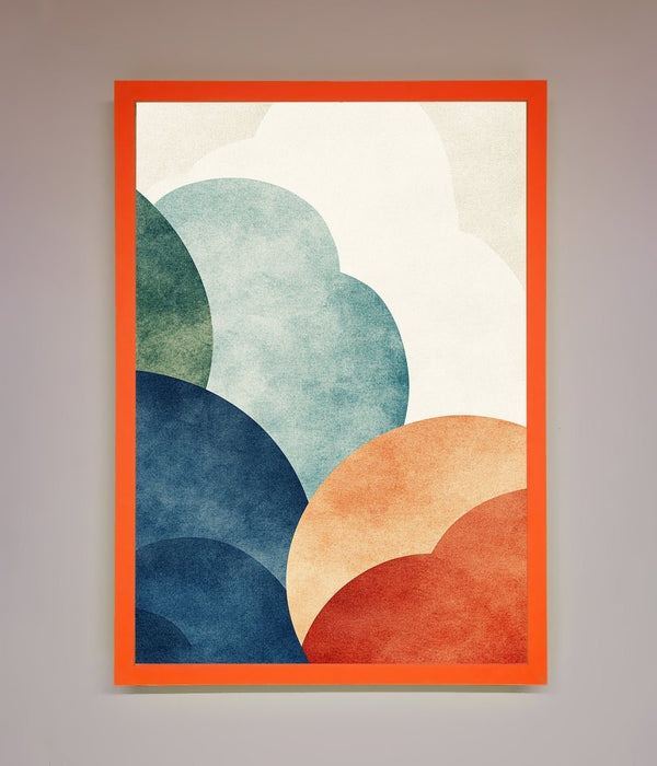 Colour Clouds Framed Wall Art - Hi Society