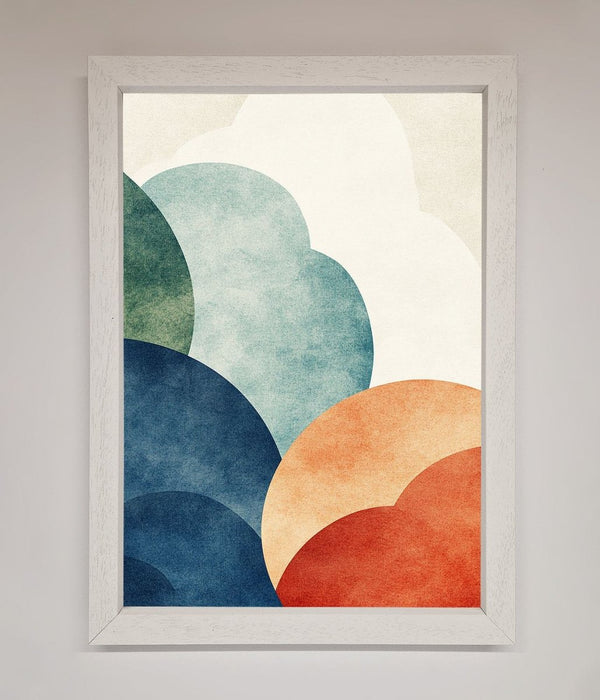 Colour Clouds Framed Wall Art - Hi Society