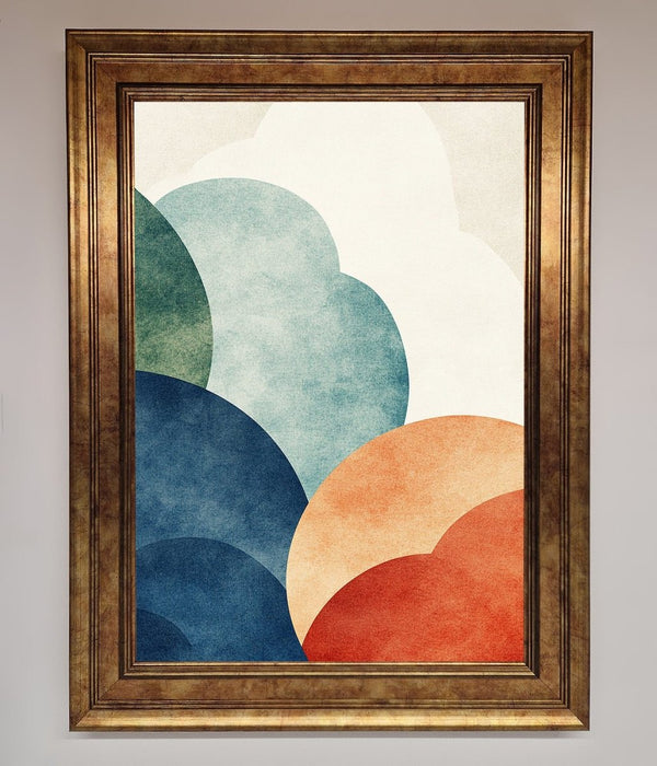 Colour Clouds Framed Wall Art - Hi Society