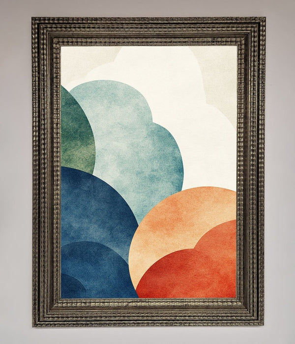 Colour Clouds Framed Wall Art - Hi Society
