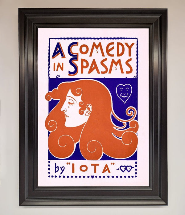 Comedy Poster Vintage Framed Poster - Hi Society