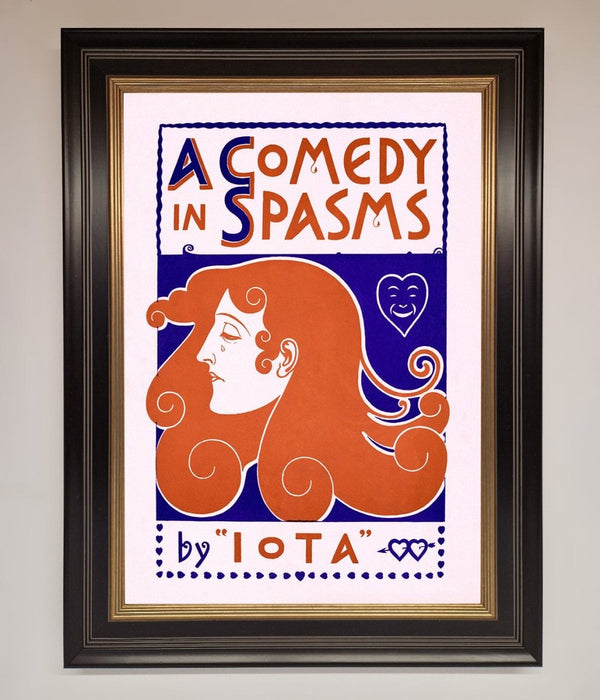Comedy Poster Vintage Framed Poster - Hi Society