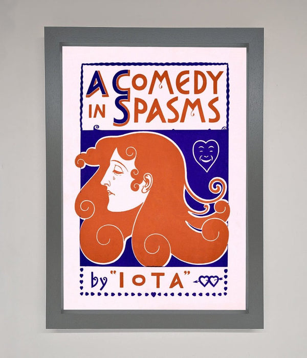 Comedy Poster Vintage Framed Poster - Hi Society