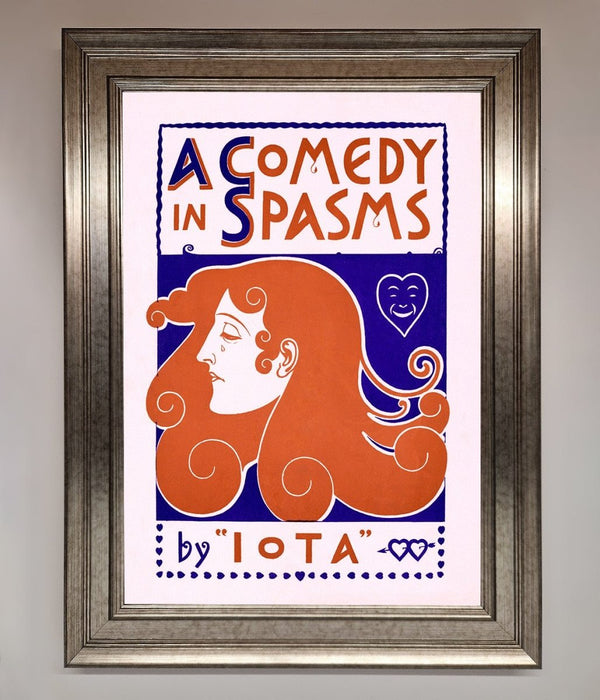 Comedy Poster Vintage Framed Poster - Hi Society
