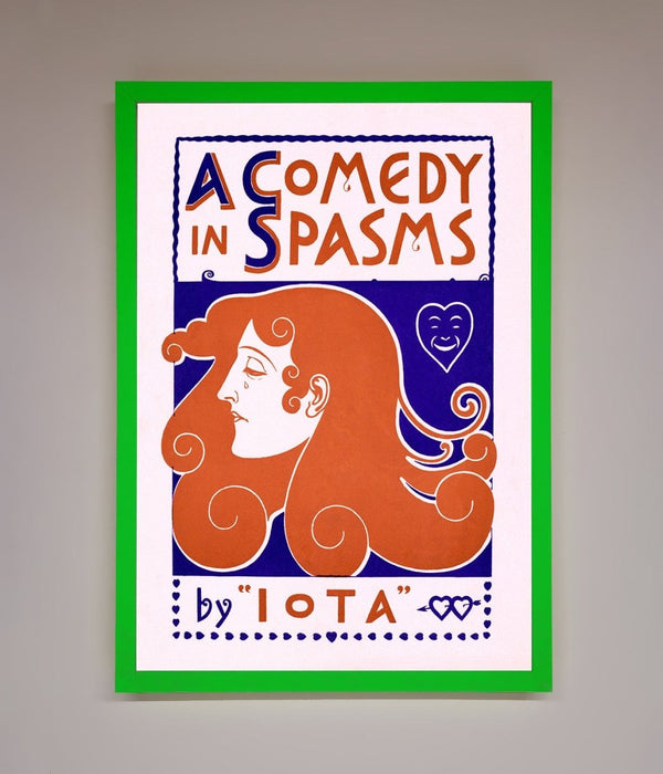 Comedy Poster Vintage Framed Poster - Hi Society