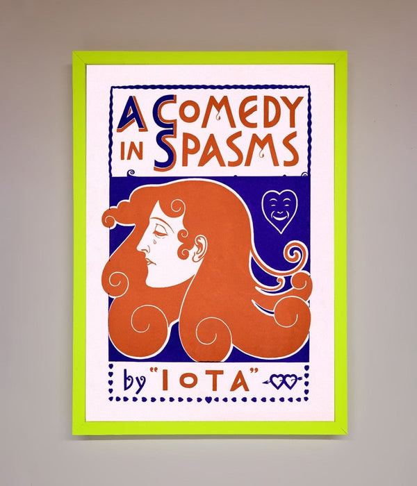 Comedy Poster Vintage Framed Poster - Hi Society