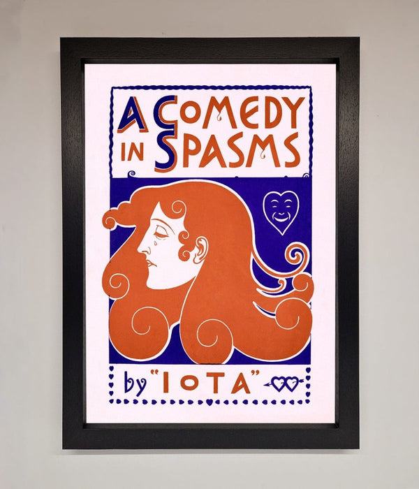 Comedy Poster Vintage Framed Poster - Hi Society