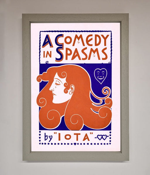 Comedy Poster Vintage Framed Poster - Hi Society