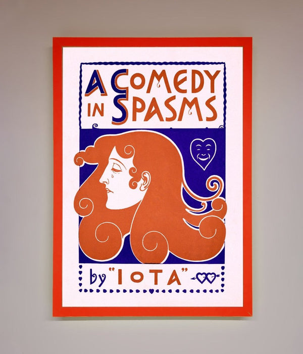 Comedy Poster Vintage Framed Poster - Hi Society