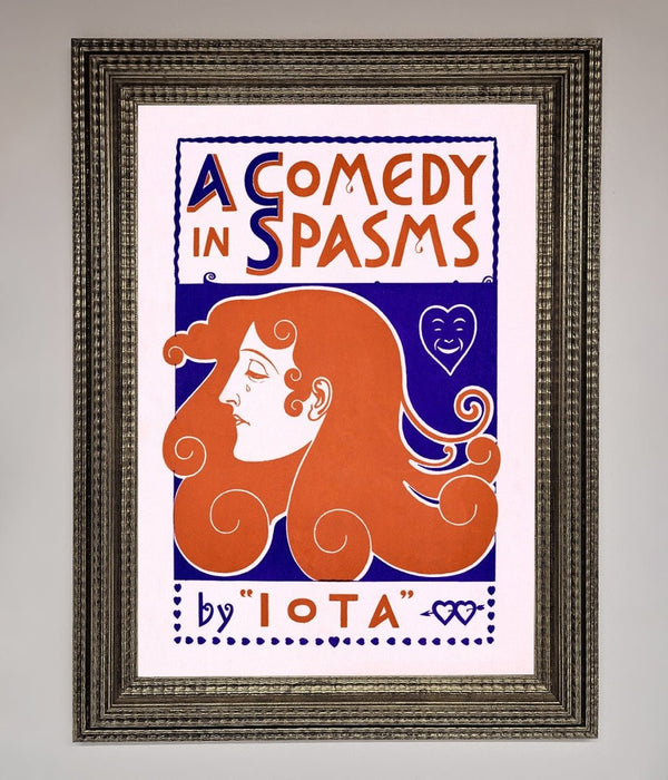 Comedy Poster Vintage Framed Poster - Hi Society