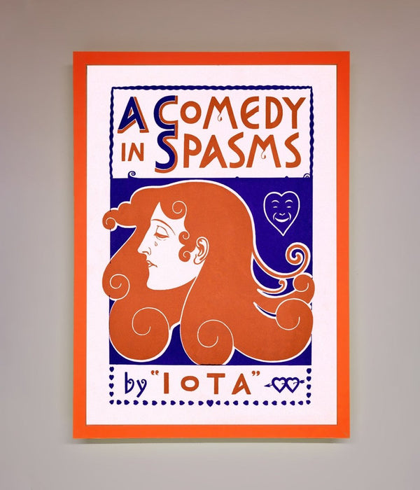 Comedy Poster Vintage Framed Poster - Hi Society