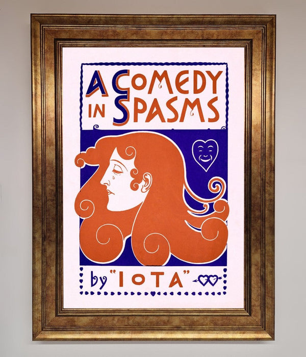 Comedy Poster Vintage Framed Poster - Hi Society