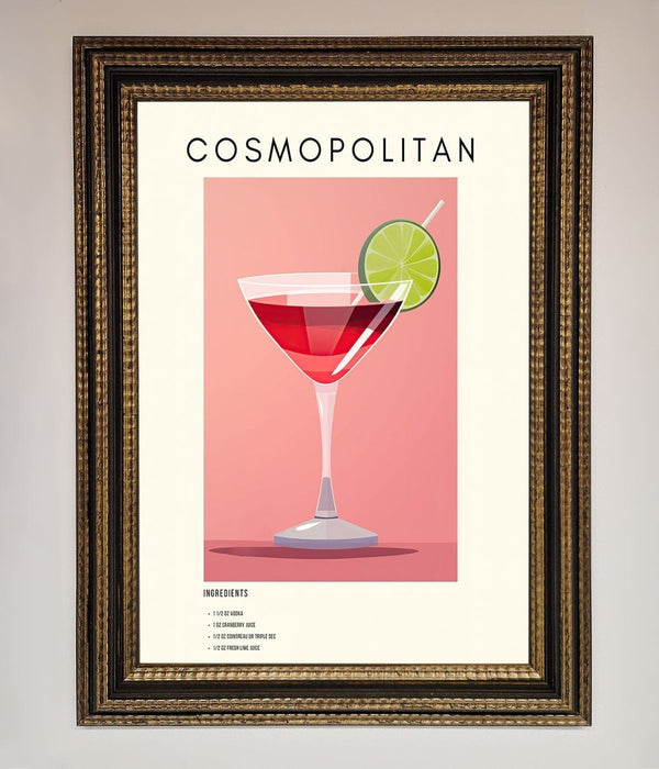 Cosmopolitan Framed Poster - Hi Society