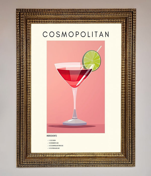 Cosmopolitan Framed Poster - Hi Society