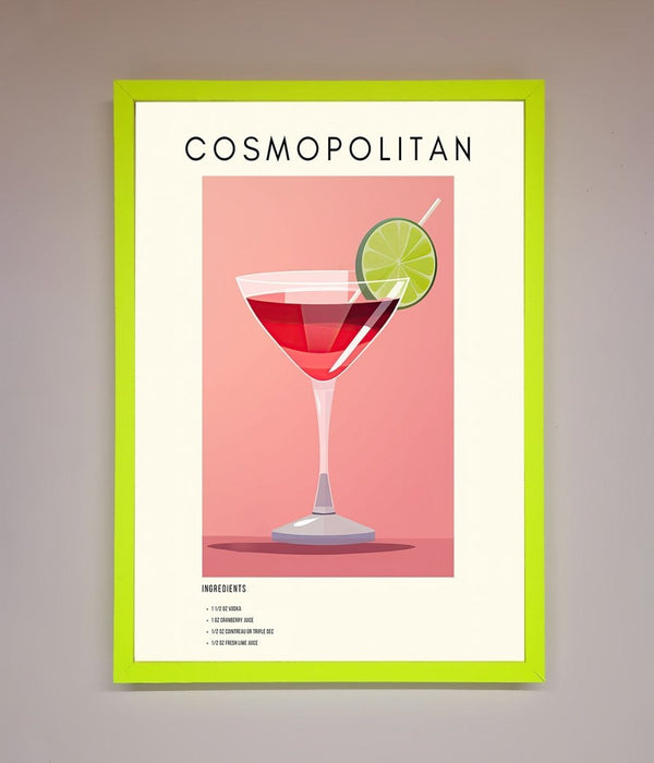 Cosmopolitan Framed Poster - Hi Society