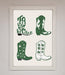 Cowboy Boots Framed Print - Hi Society